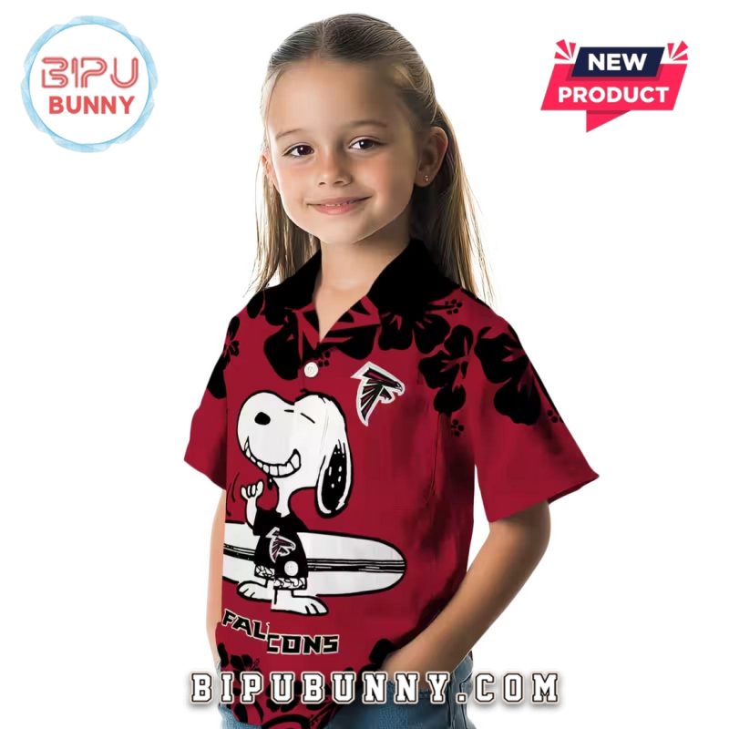 Atlanta Falcons Snoopy Surf Hawaiian Shirt