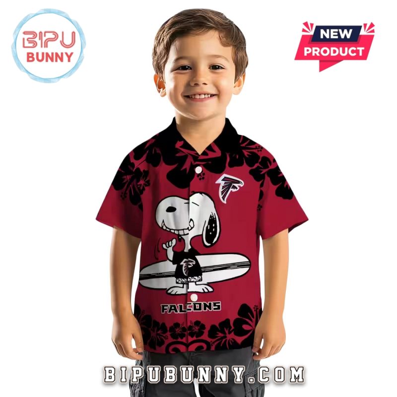 Atlanta Falcons Snoopy Surf Hawaiian Shirt
