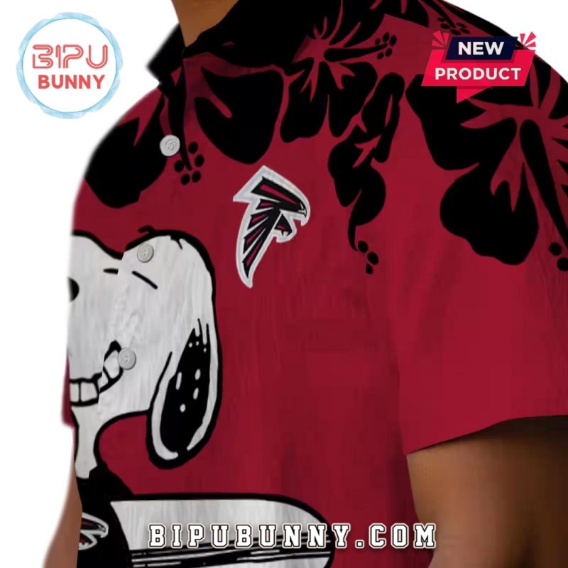 Atlanta Falcons Snoopy Surf Hawaiian Shirt