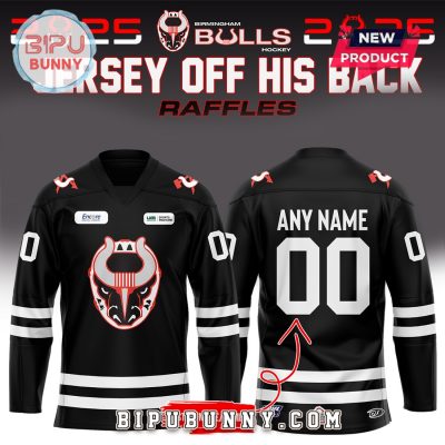 Birmingham Bulls Hockey 2025 Black Edition Hockey Jersey