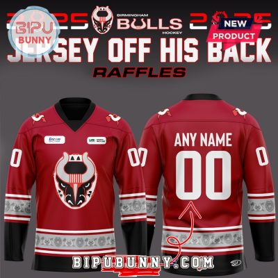 Birmingham Bulls Hockey 2025 Red Edition Hockey Jersey