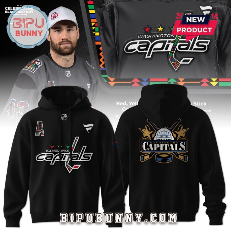 Black History Curated Washington Capitals Hoodie