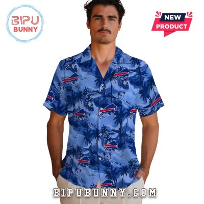 Buffalo Bills Coastal Palms Hawaiian Shirt