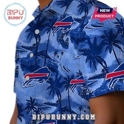 Buffalo Bills Coastal Palms Hawaiian Shirt