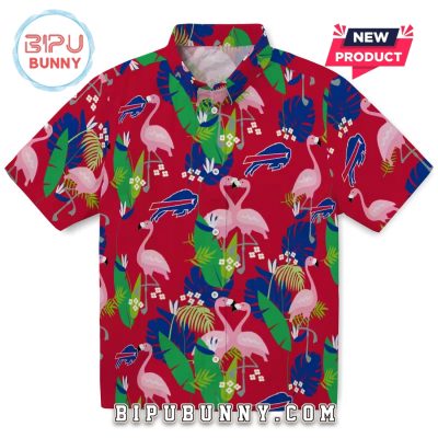 Buffalo Bills Flamingo Foliage Hawaiian Shirt