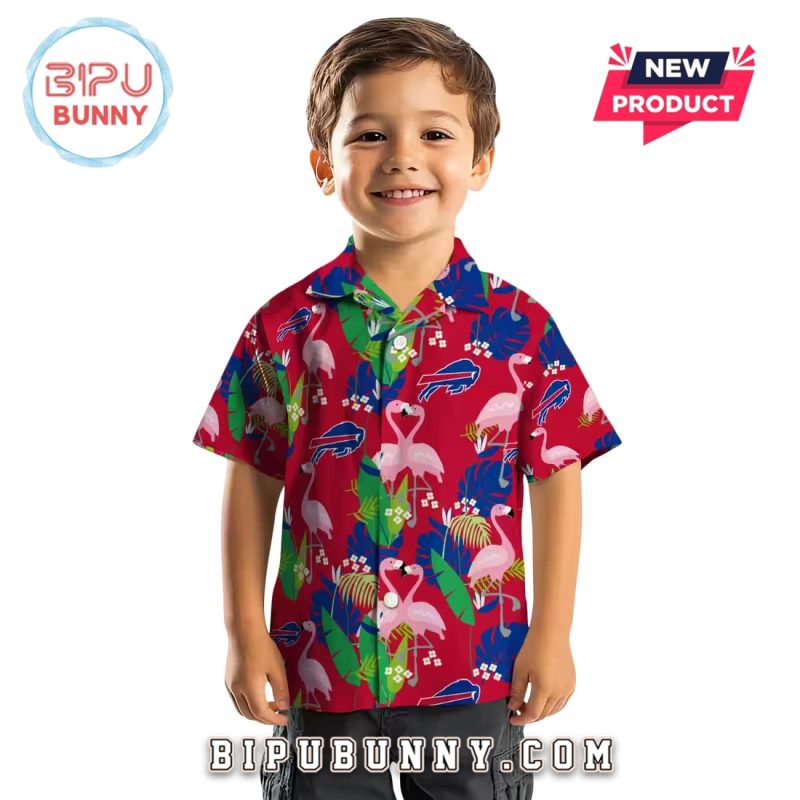 Buffalo Bills Flamingo Foliage Hawaiian Shirt