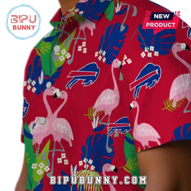 Buffalo Bills Flamingo Foliage Hawaiian Shirt