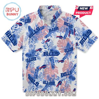 Buffalo Bills Tropical Leaves Hawaiian Shirt