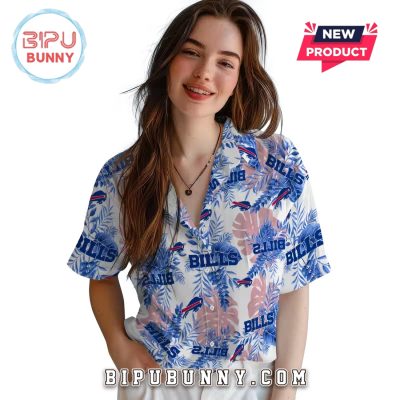 Buffalo Bills Tropical Leaves Hawaiian Shirt