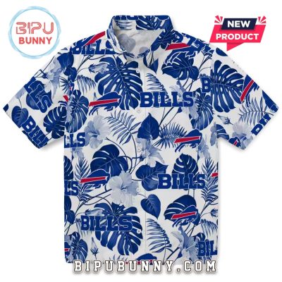 Buffalo Bills Tropical Plants Hawaiian Shirt