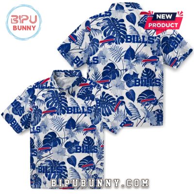 Buffalo Bills Tropical Plants Hawaiian Shirt