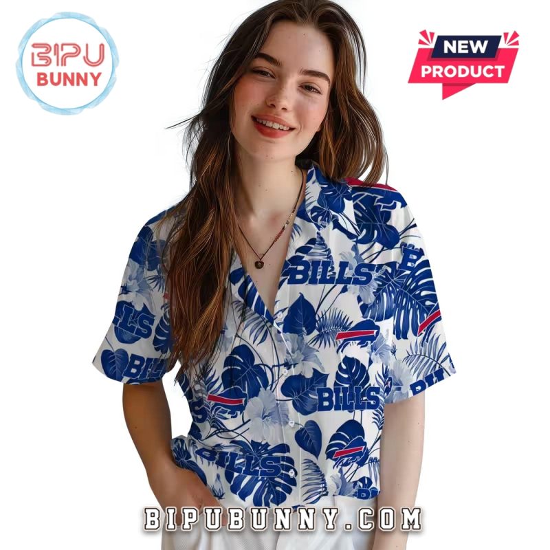 Buffalo Bills Tropical Plants Hawaiian Shirt