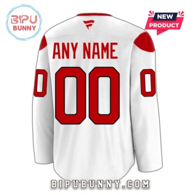 Canada 2025 Nations Face-Off Custom Second Hockey Jersey