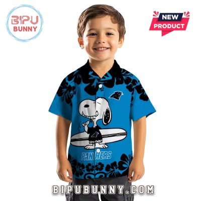 Carolina Panthers Snoopy Surf Hawaiian Shirt