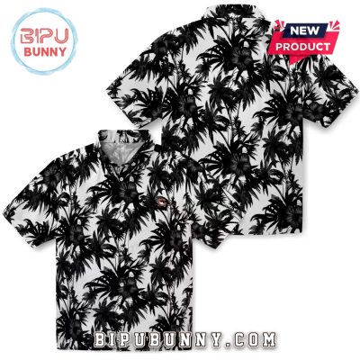 Chicago Bears Palm Motifs Hawaiian Shirt