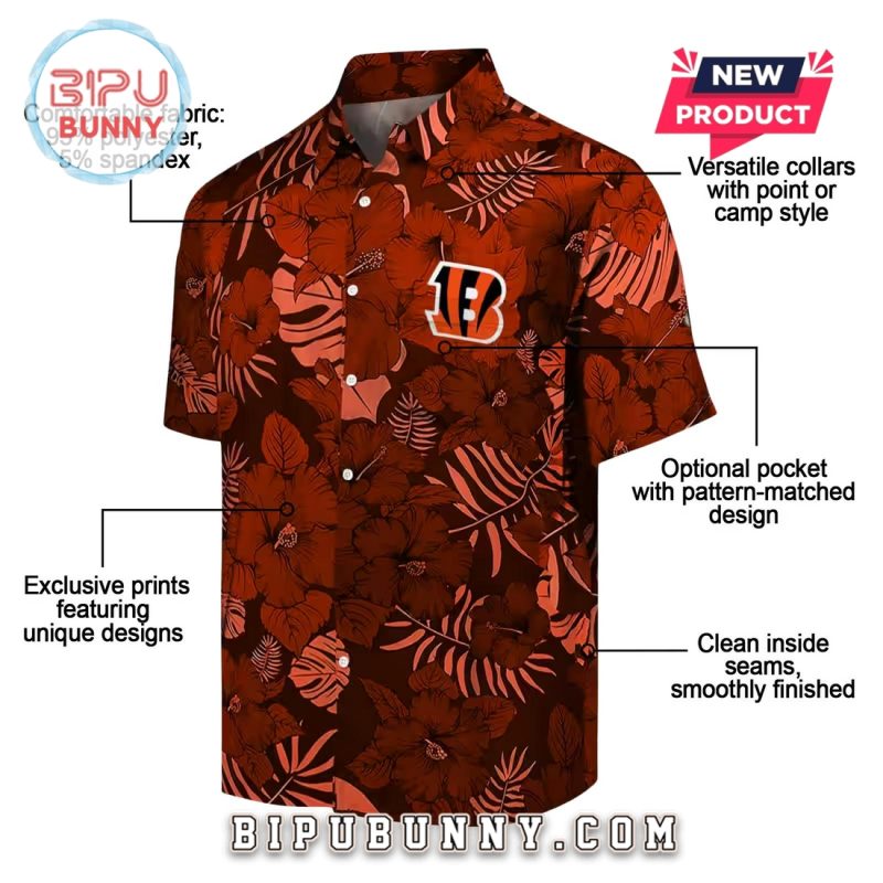 Cincinnati Bengals Jungle Vibes Hawaiian Shirt