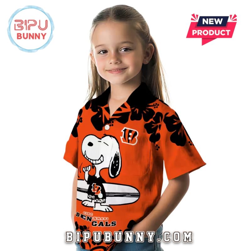 Cincinnati Bengals Snoopy Surf Hawaiian Shirt