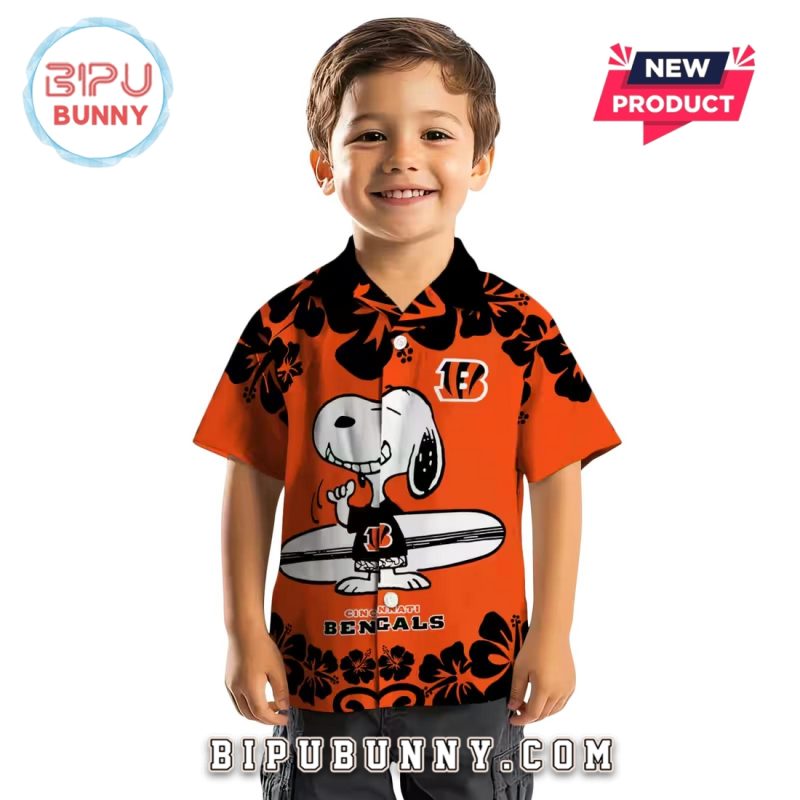 Cincinnati Bengals Snoopy Surf Hawaiian Shirt