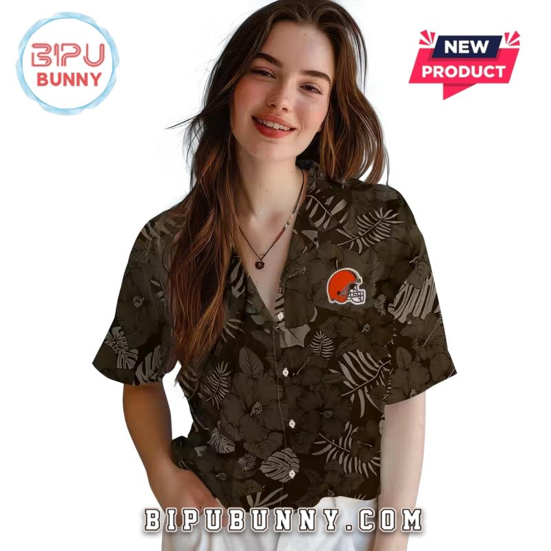 Cleveland Browns Jungle Vibes Hawaiian Shirt