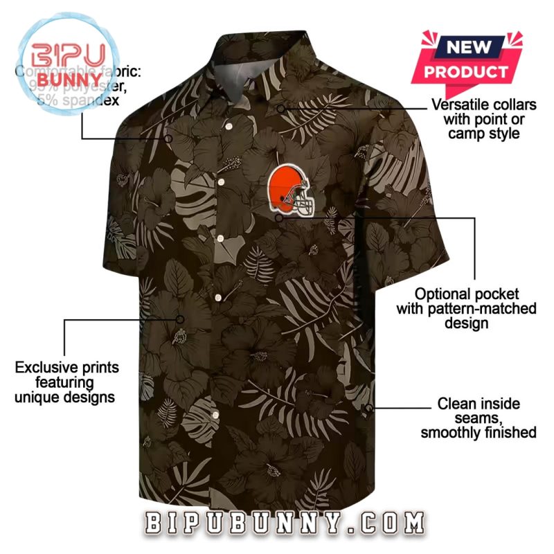 Cleveland Browns Jungle Vibes Hawaiian Shirt