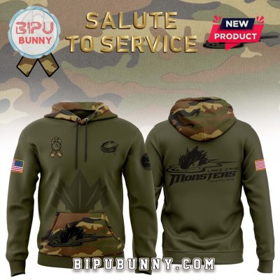 Cleveland Monsters Camo Nike Salute to Service Hoodie