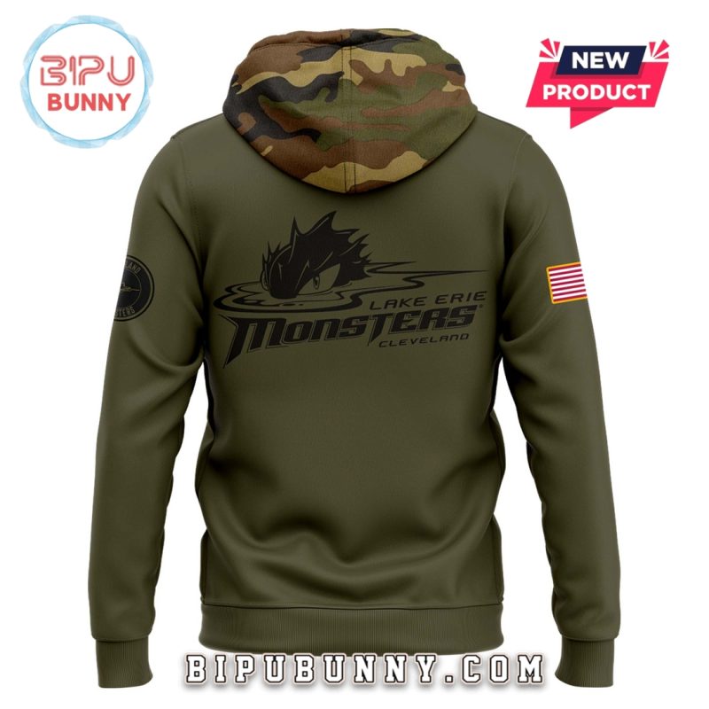 Cleveland Monsters Camo Nike Salute to Service Hoodie