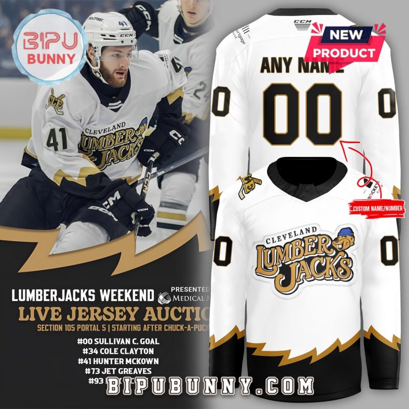 Cleveland Monsters x Lumberjacks Auction Hockey Jersey