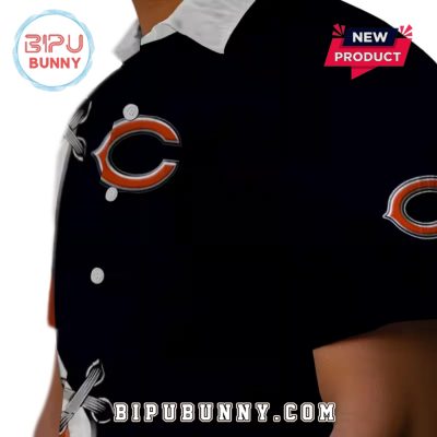 Custom Chicago Bears Edgy Streaks Hawaiian Shirt