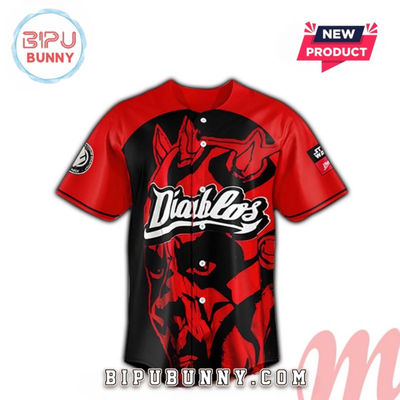 Custom Diablos Rojos del México X STAR WARS Baseball Jersey