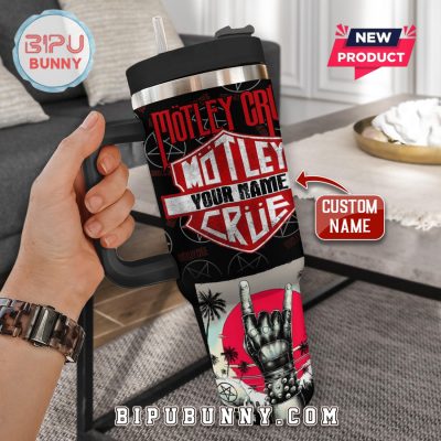 Custom Mötley Crüe Dogs Of War 40oz Stanley Tumbler