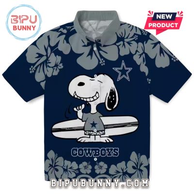 Dallas Cowboys Snoopy Surf Hawaiian Shirt