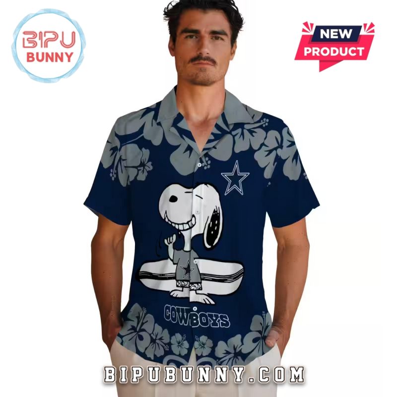 Dallas Cowboys Snoopy Surf Hawaiian Shirt