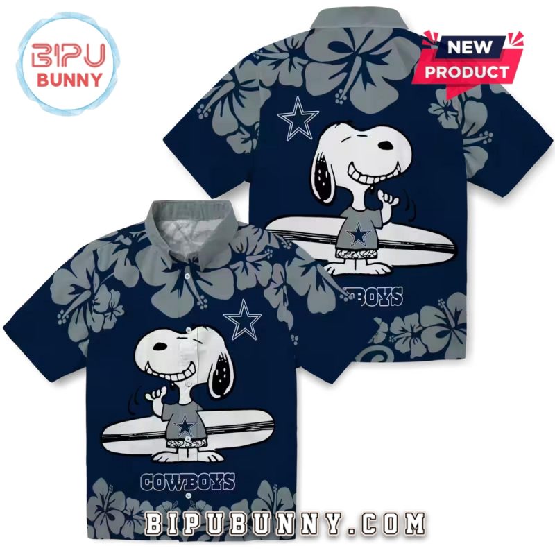 Dallas Cowboys Snoopy Surf Hawaiian Shirt