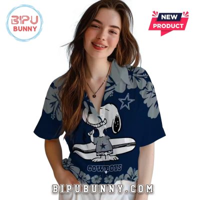 Dallas Cowboys Snoopy Surf Hawaiian Shirt