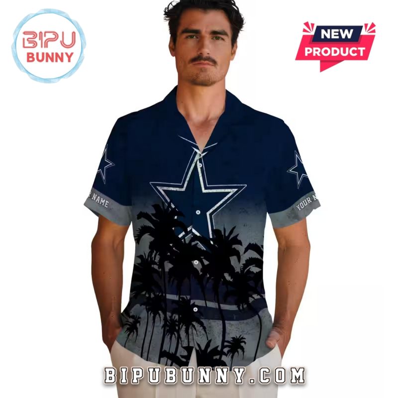 Dallas Cowboys Sunset Pattern Hawaiian Shirt