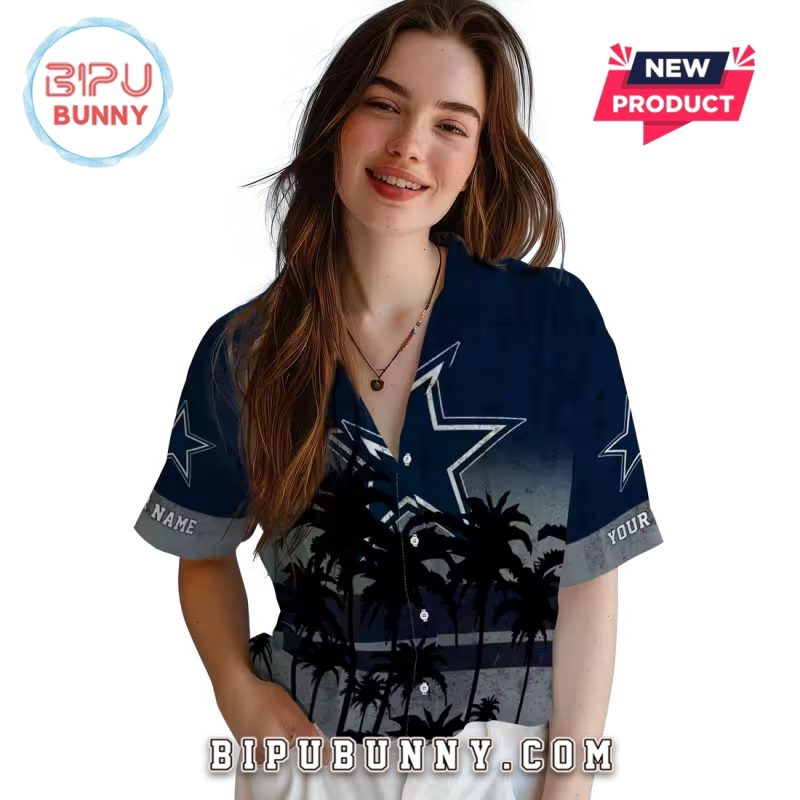 Dallas Cowboys Sunset Pattern Hawaiian Shirt