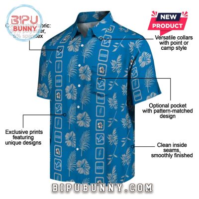 Detroit Lions Framed Floral NIke Hawaiian Shirt