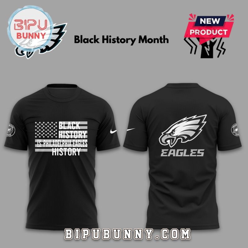 Eagles Football Black History Month 2025 Hoodie