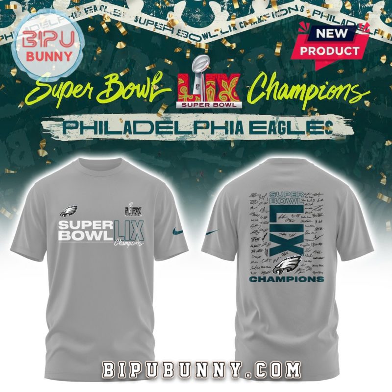 Eagles Super Bowl LIX Champions Autograph Signing Hoodie