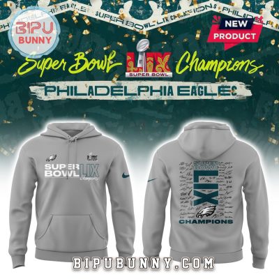 Eagles Super Bowl LIX Champions Autograph Signing Hoodie Set