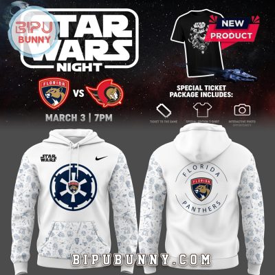 Florida Panthers Hockey 2025 Nike Star Wars Night Hoodie