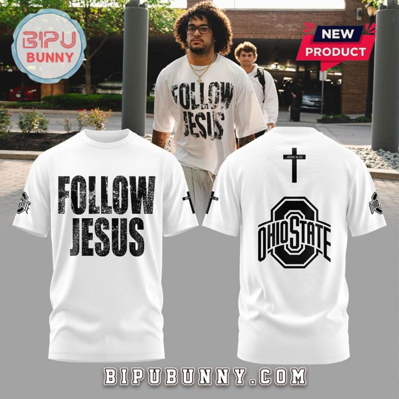 Follow Jesus Ohio State Buckeyes Football Hoodie