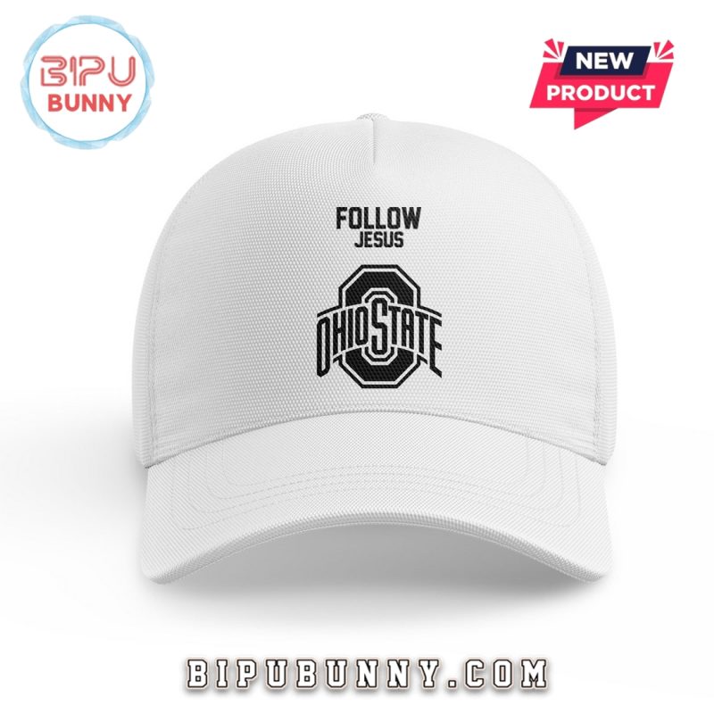 Follow Jesus Ohio State Football White Hoodie Set