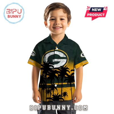 Green Bay Packers Sunset Style Hawaiian Shirt