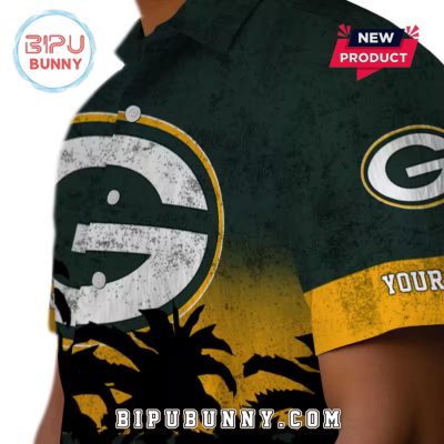 Green Bay Packers Sunset Style Hawaiian Shirt