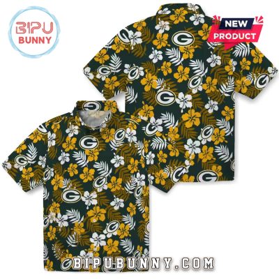 Green Bay Packers Tropical Floral Summer Hawaiian Shirt