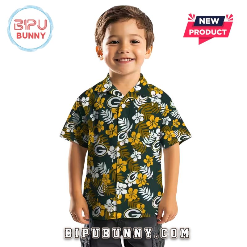 Green Bay Packers Tropical Floral Summer Hawaiian Shirt