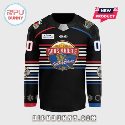 Grizzlies Guns & Hoses Auction New Hockey Jersey