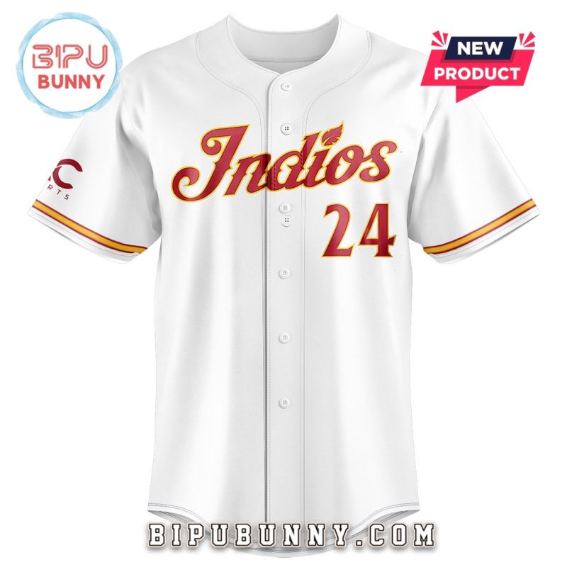 Indios de Mayaguez LBPRC Alterno Temporada White Baseball Jersey