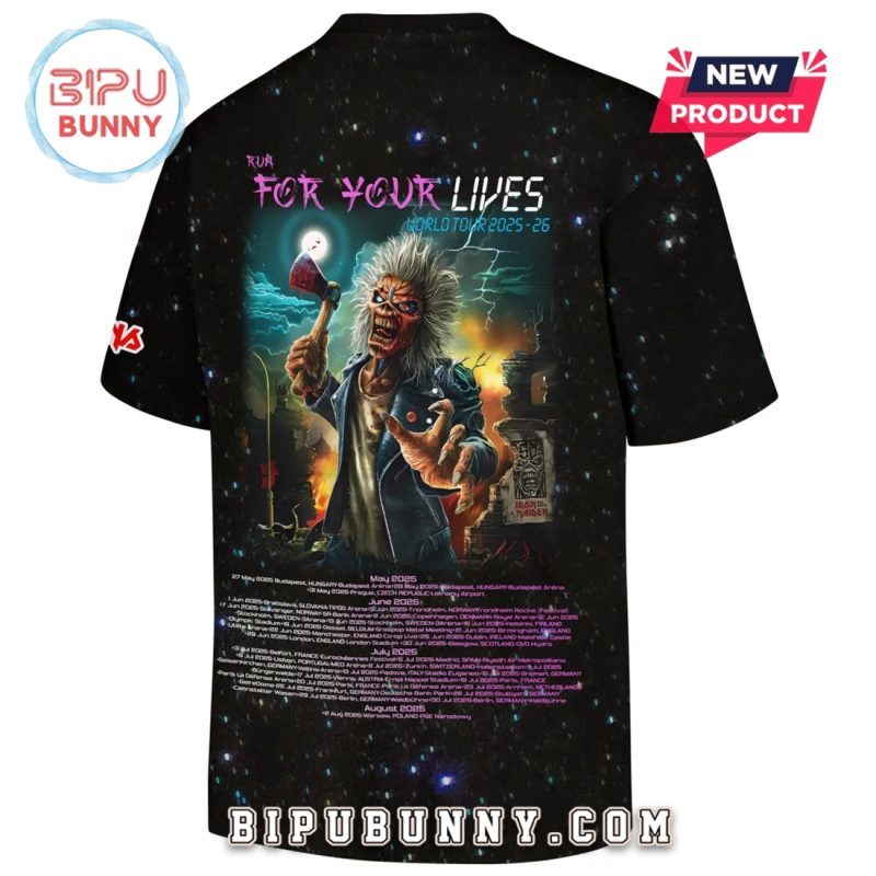 Iron Maiden 50th Anniversary Run For Your Lives Shirt